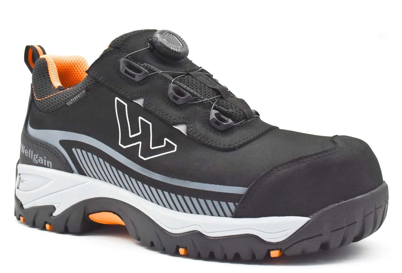 Low-Cut Work Shoe PC-2477 in Black/Grey