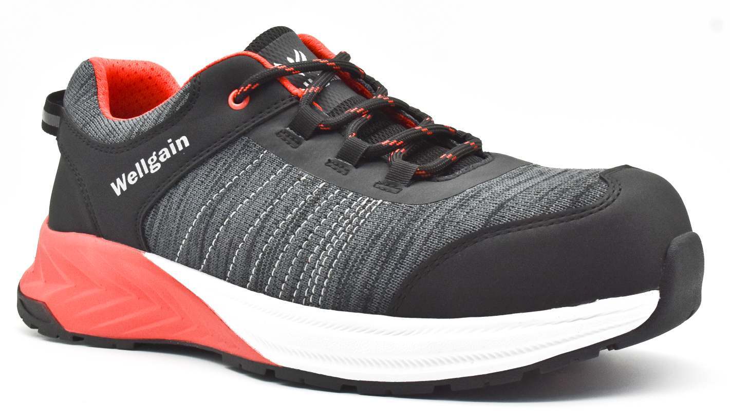 Lightweight Safety Trainer PC-2501 in Black/Red