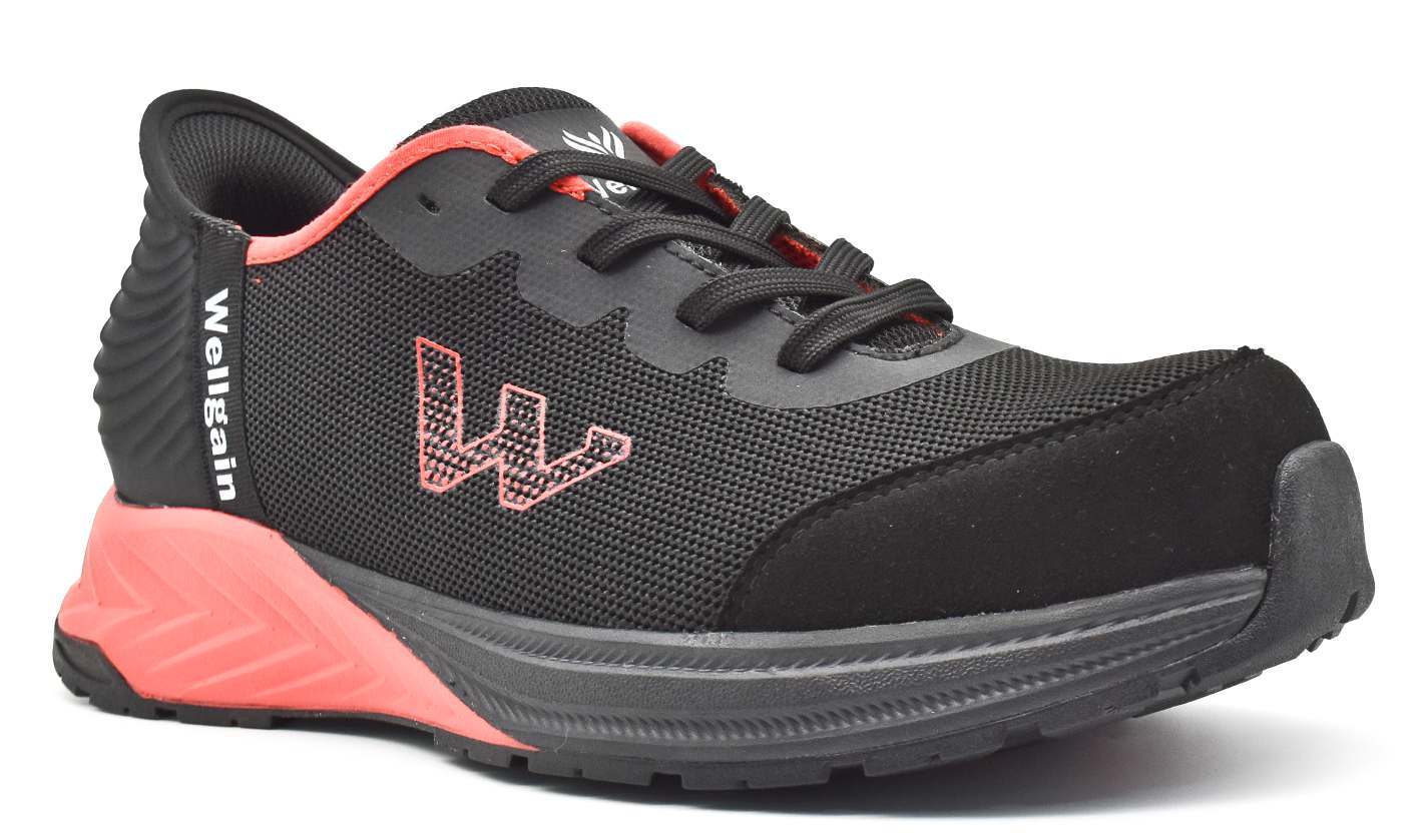 Lightweight Safety Trainer PC-2503 in Black/Red