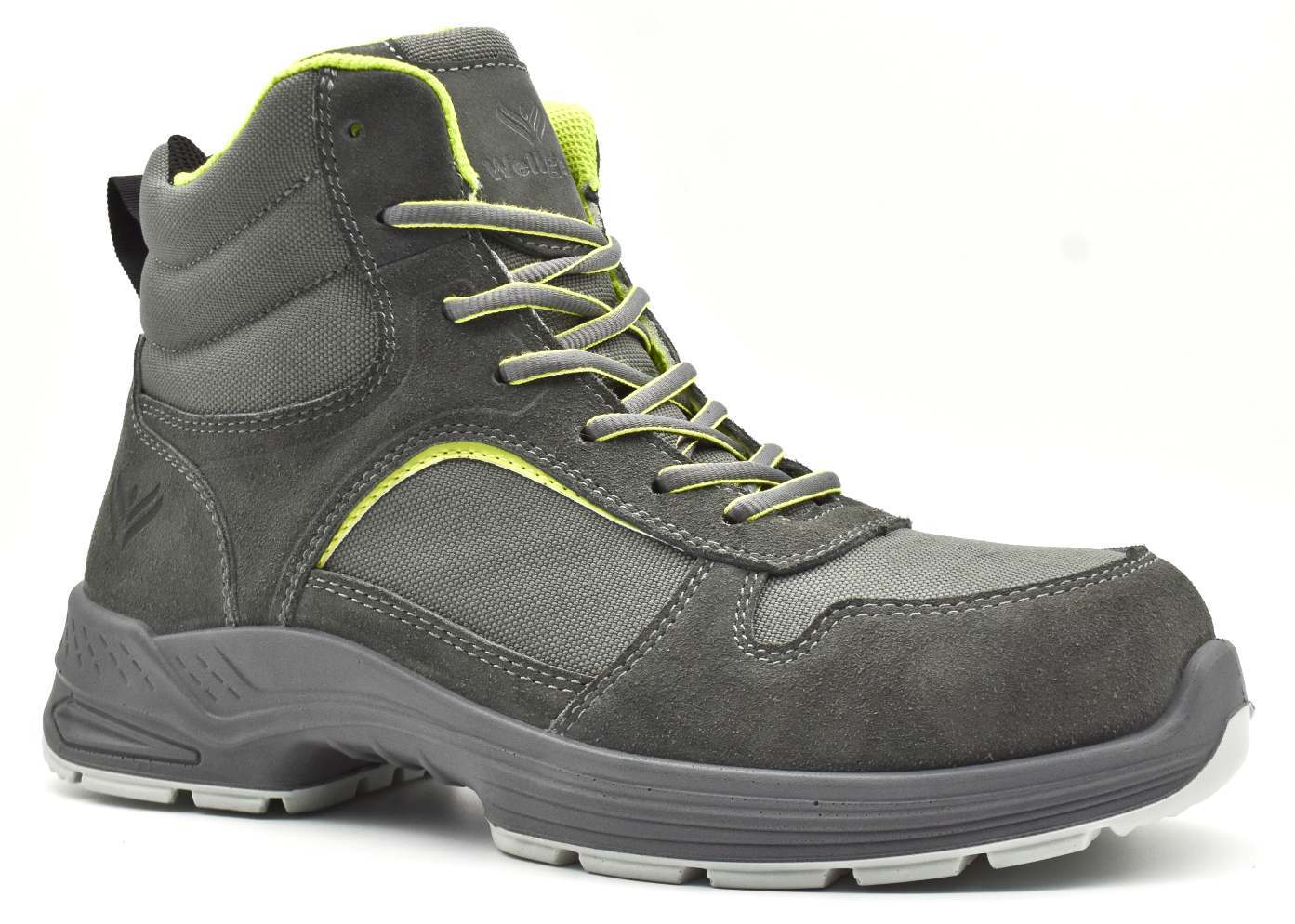 Low-Cut Work Shoe PN-2458 in Grey/Green