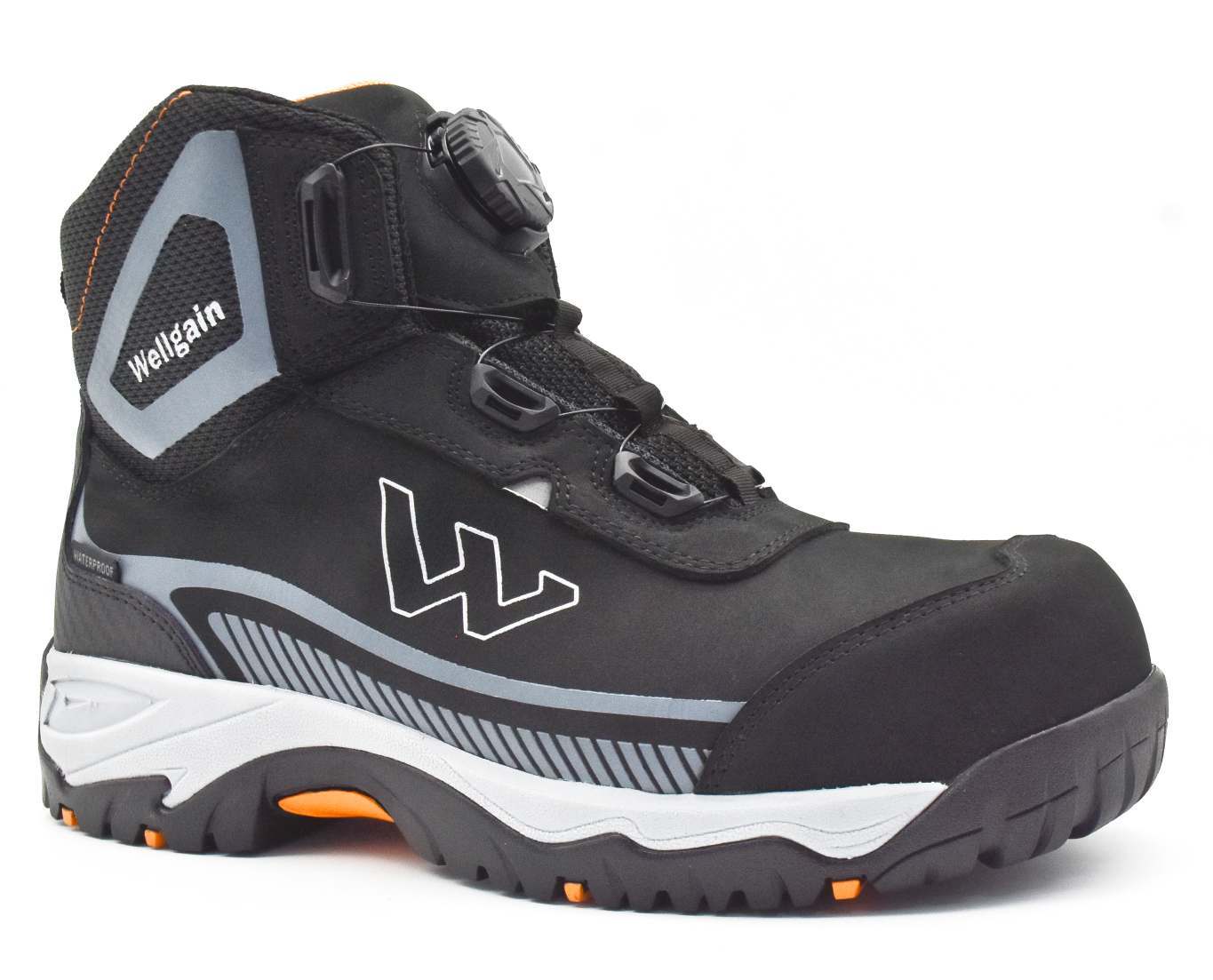 Low-Cut Work Shoe PC-2474 in Black/Grey
