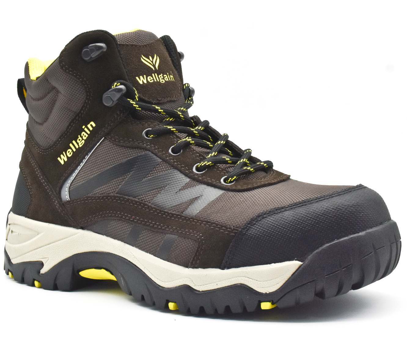 Lightweight Safety Trainer PC-2486 in Brown/Yellow