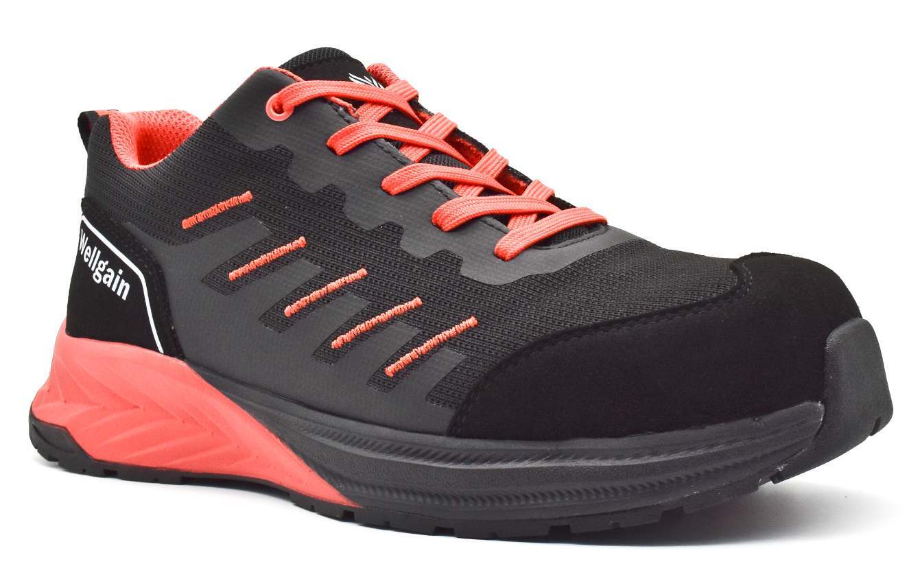 Lightweight Safety Trainer PC-2502 in Black/Red