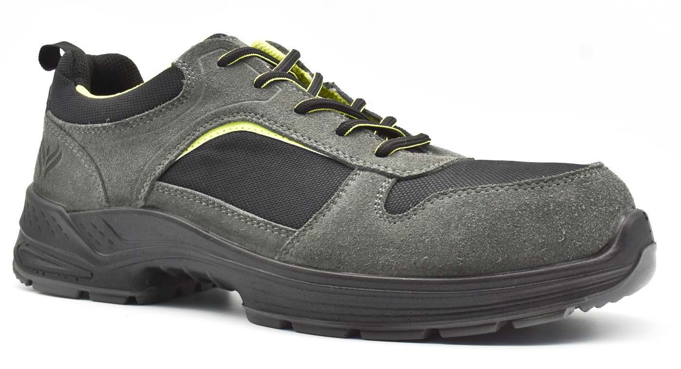 Low-Cut Work Shoe PN-2457 in Grey/Green