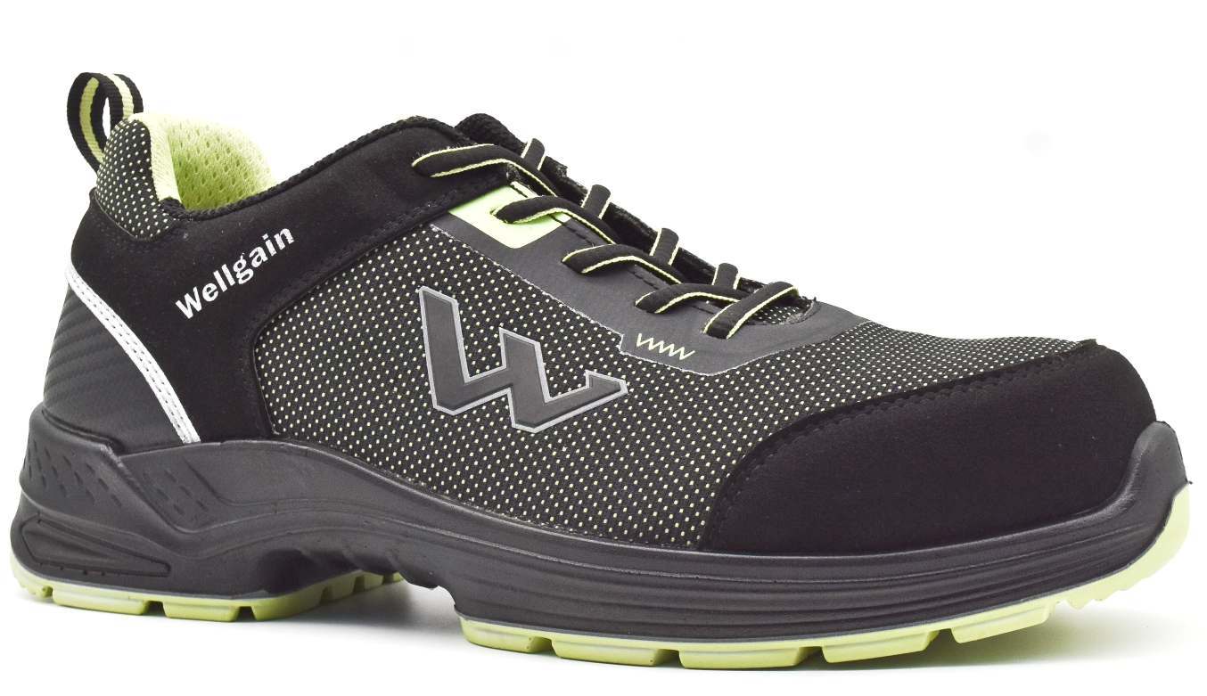 Lightweight Safety Trainer PN-2475 in Black/Green