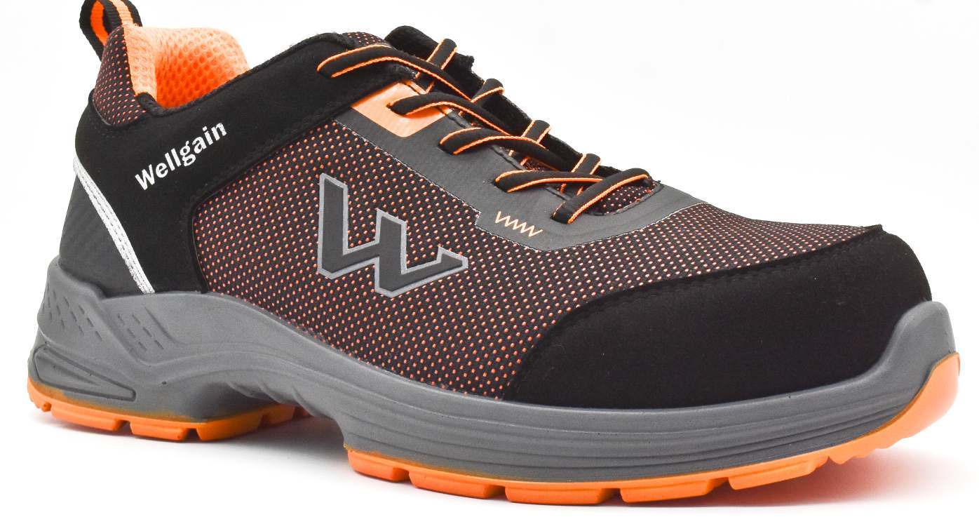 Lightweight Safety Trainer PN-2475 in Black/Orange