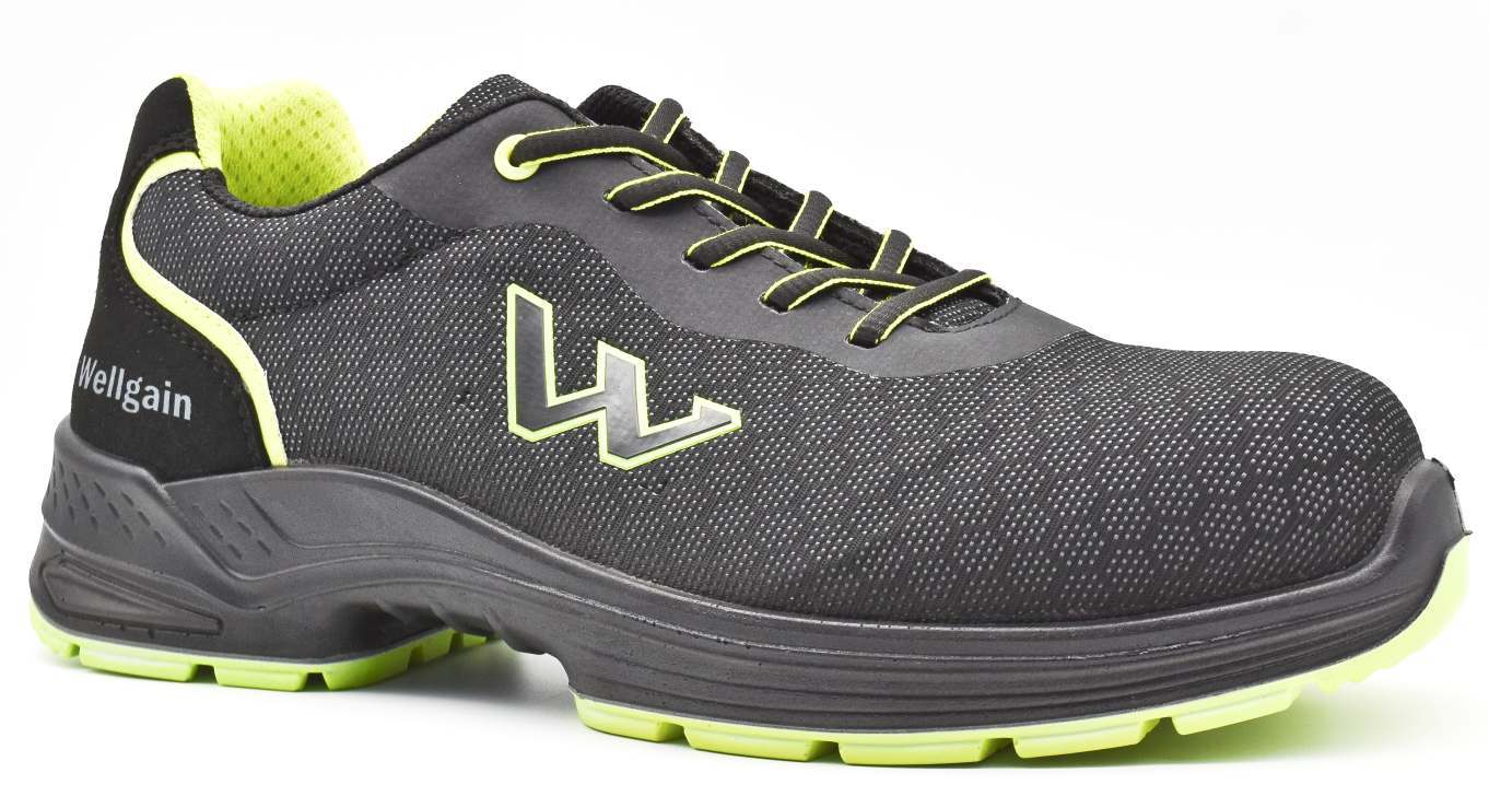Lightweight Safety Trainer PN-2476 in Black/Green
