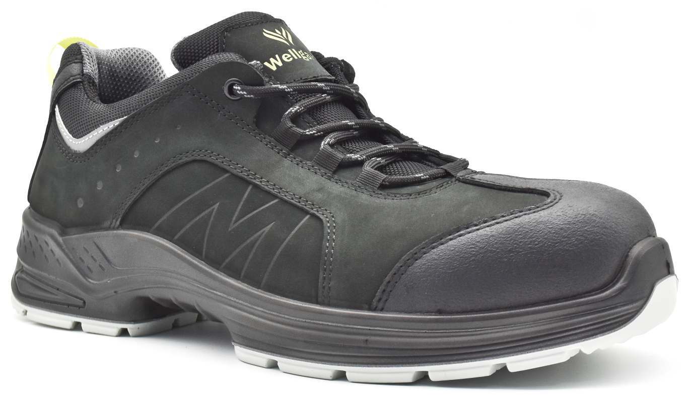 Mid-Cut Safety Boot PN-2488 in Black/Green
