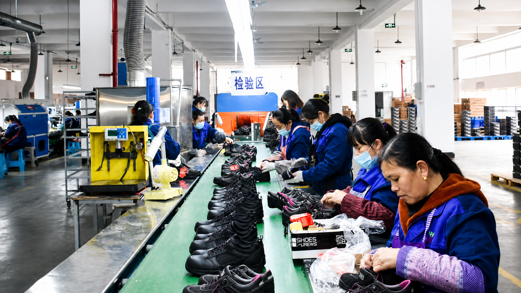 BAMVO footwear production line